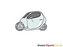 Kraftwagen Clipart, Bild, Cartoon, Comic, Grafik