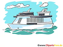 Kreuzfahrtschiff Clipart kostenlos