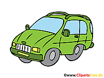 Minibus, Familienauto  Illustration, Bild, Clipart, Zeichnung gratis