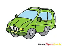 Minibus, Familienauto  Illustration, Bild, Clipart, Zeichnung gratis