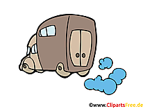 Nutzfahrzeug Illustration, Bild, Clipart, Zeichnung