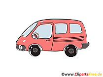 Omnibus Clipart, Bild, Cartoon, Comic, Grafik