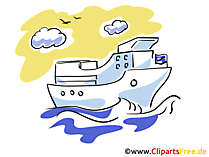 Ozean Liner Clipart, Bild, Illustration, Grafik gratis