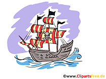 Piratenschiff Bilder, Clipart, Gifs, Grafiken