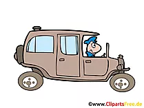 Pkw Oldtimer Illustration, Bild, Clipart, Zeichnung gratis