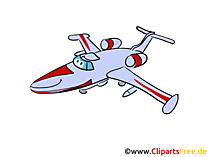 Privatjet Bild, Clipart, Illustration
