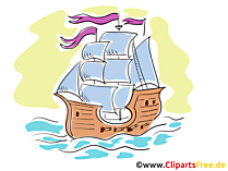 Schoner Clipart, Illustration, Bild, Grafik gratis