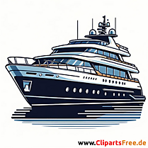 Yacht Clipart, Bild, Illustration