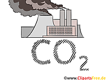 Luftverschmutzung durch Industrie Clipart, Stock Illustration, Grafik kostenlos