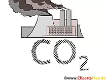 Luftverschmutzung durch Industrie Clipart, Stock Illustration, Grafik kostenlos