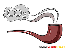 Rauchen ungesund Clipart, Bild, Illustration