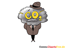 Verschmutzung der Luft Clipart-Bild