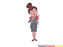 Bild-GRafik Vorstand-Assistentin, Büromitarbeiterin,  Buchhaltering