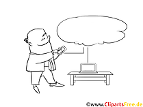 Netzwerk Comic Clipart kostenlos