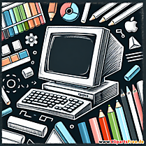Alter Computer Clipart kostenlos