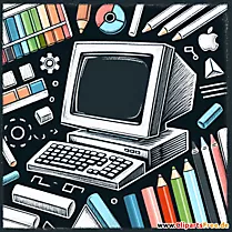 Alter Computer Clipart kostenlos