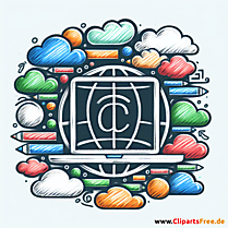Clipart Internet, Web, Netz