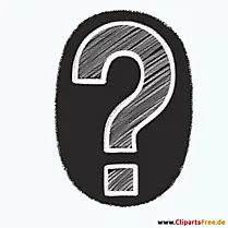 Fragezeichen Clipart