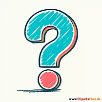Fragezeichen Clipart kostenlos zum Drucken