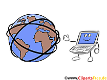 Internet Clipart - World Wide Web Comic