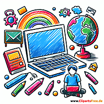 Internetsurfen Clipart
