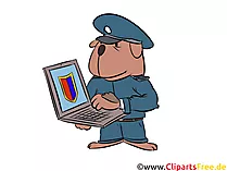 Antivirus Software Illustration, Clip Art gratis