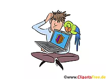 Clipart Administrator, IT-Fachkraft, IT-Sicherheit