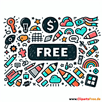 Kostenlose Dienste im Web Clipart