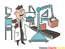 Prozess Automatisierung, Steuerung der Produktion Clipart-Illustration