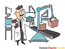 Prozess Automatisierung, Steuerung der Produktion Clipart-Illustration