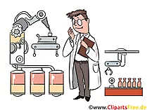 Prozessautomatisierung in Lebensmittelbranche Illustration, Grafik, Clipart
