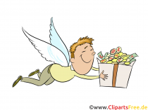 Geschenk mit Krypto Clipart