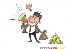 Kryptowallet voll mit Coins Clipart, Illustration