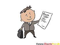 Arbeitsvertrag Clipart, Illustration, Bild, Grafik gratis