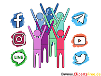 Clipart Social Networks free