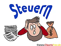 Steuererklärung Clipart, Illustration, Grafik, Bild