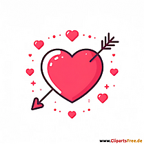 Herz Clipart zum Valentinstag im PNG-Format