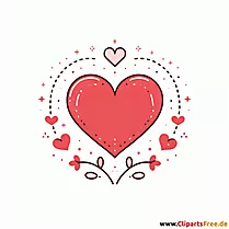 Herz und Liebe Clipart