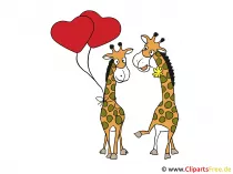 Aku tresna sampeyan gendhakan - clipart - card
