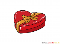 Pralinen zum Valentinstag Clipart - Bild