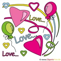 Hari Valentine cliparts gratis kanggo didownload