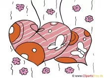 Valentinstagsbilder mit Herzen