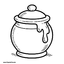 Honigtopf Clipart