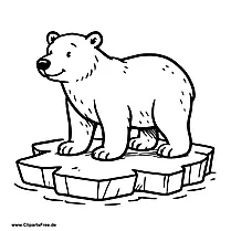 Clipart Weißbär