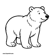 Eisbär Clipart im SVG-Format