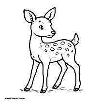 Reh Clipart im SVG-Format