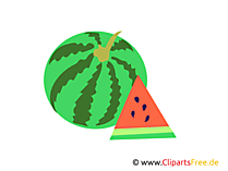 Wassermelone einfaches Clipart, Bilder, Images