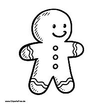 Keksmännchen Clipart im SVG-Format