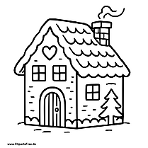 Märchenhaus Clipart im SVG-Format