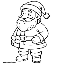 Santa Claus Clipart im SVG-Format